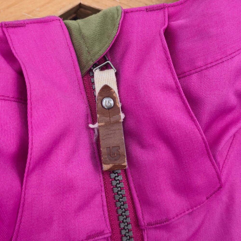 Burton Vintage Snowboard Jacket - DryRide - Fuchsia/Bright Pink - Women's Size S - Picture 4 of 9